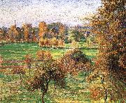Autumn morning, a large walnut, Camille Pissarro